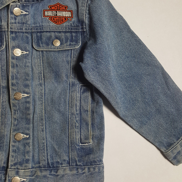 Harley Davidson Jacket Denim Graphic 4/5 - Picture 5 of 7